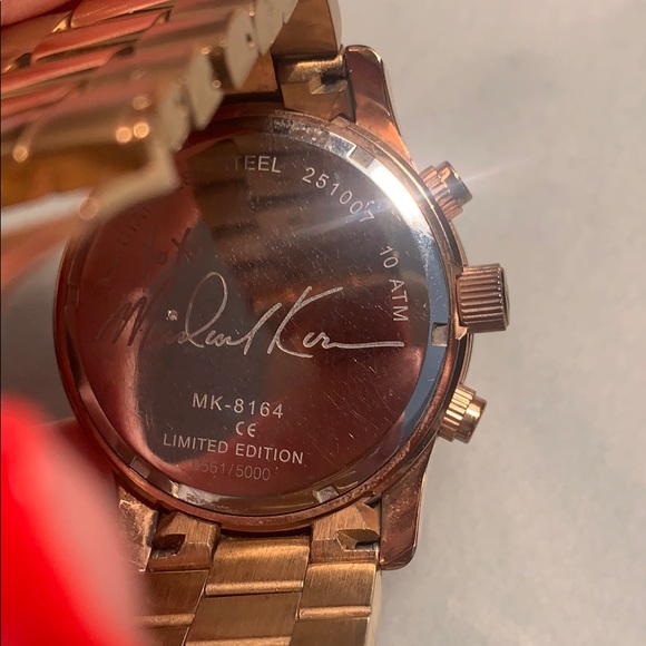 Michael Kors Ritz Chronograph Rose Gold Dial Rose Gold Steel  Michael Kors Rose Gold Watch